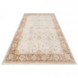 Eko Halı Efes 02 Cream Klasik Desenli Yumuşak Tuşeli Polyester Makine Halısı