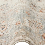 Eko Halı Efes 04 Cream Grey Klasik Desenli Yumuşak Tuşeli Polyester Makine Halısı