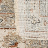 Eko Halı Efes 04 Cream Grey Klasik Desenli Yumuşak Tuşeli Polyester Makine Halısı