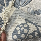 Eko Halı Fantacy 1525 Cream Blue El Dokuma Salon Halısı