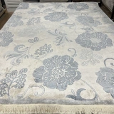 Eko Halı Fantacy 1525 Cream Blue El Dokuma Salon Halısı