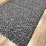 Eko Halı Jade Basketweave Antrasit Naturel Kazak Örgü Desenli El Dokuma Örgü Kilim