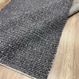 Eko Halı Jade Basketweave Antrasit Naturel Kazak Örgü Desenli El Dokuma Örgü Kilim