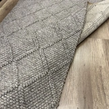 Eko Halı Jade Diamond Brown XW Naturel Kazak Örgü Desenli El Dokuma Örgü Halı