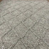 Eko Halı Jade Diamond Brown XW Naturel Kazak Örgü Desenli El Dokuma Örgü Halı