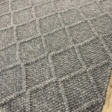 Eko Halı Jade Diamond Grey XW Naturel Kazak Örgü Desenli El Dokuma Örgü Halı