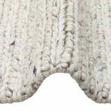 Eko Halı Jade JD 07 Light Grey Naturel Kazak Örgü Desenli El Dokuma Örgü Halı