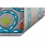 Eko Halı Kids KDS 19 Grey Blue Çocuk Halısı