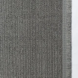 Eko Halı Mono Loop 03 Antrasit XW Sisal Görünümlü Bukleli Kaymaz Tabanlı Yıkanabilir Halı