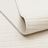 Eko Halı Mono Loop 03 White XW Sisal Görünümlü Bukleli Kaymaz Tabanlı Yıkanabilir Halı