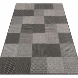Eko Halı Mono MNO 01 Dark Grey Kaymaz Tabanlı Kilim