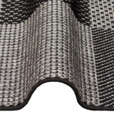 Eko Halı Mono MNO 01 Dark Grey Kaymaz Tabanlı Kilim