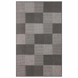 Eko Halı Mono MNO 01 Dark Grey Kaymaz Tabanlı Kilim