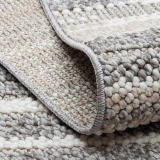 Eko Halı Motto MOT 01 Gri Beyaz İskandinav Halı