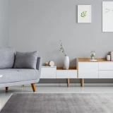 Eko Halı Napoli NAP 01 Antrasit Modern Salon Halısı