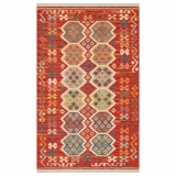 Eko Halı Nomad Kilim NMD 03 Red Yıkanabilir Kilim