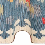 Eko Halı Nomad Kilim NMD 04 Navy Yıkanabilir Kilim