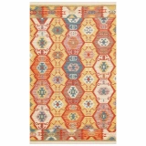 Eko Halı Nomad Kilim NMD 06 Red Yıkanabilir Kilim