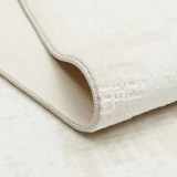 Eko Halı Pera 01 White Akrilik Yıkanabilir Kaymaz Tabanlı Modern Halı