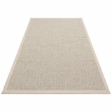 Eko Halı Ventura VNT 2703 L.Beige Bordür Beige Sisal Görünümlü İç ve Dış Mekan Uyumlu Hav Vermeyen Modern Dokuma Halı