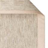 Eko Halı Ventura VNT 2703 L.Beige Bordür Beige Sisal Görünümlü İç ve Dış Mekan Uyumlu Hav Vermeyen Modern Dokuma Halı
