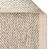 Eko Halı Ventura VNT 2704 L.Beige Bordür Beige Sisal Görünümlü İç ve Dış Mekan Uyumlu Hav Vermeyen Modern Dokuma Halı