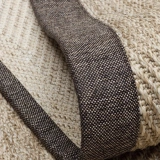 Eko Halı Ventura VNT 2704 L.Beige Bordür Dark Mix Sisal Görünümlü İç ve Dış Mekan Uyumlu Hav Vermeyen Modern Dokuma Halı