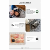 Eko Halı Zara 15 Red Autumn Modern Uşak Halısı