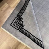 Hoom Rugs Ruby 3061 Koyu Gri  Akrilik & Viskon  Modern Salon Halısı