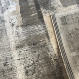 Elexus Halı Valesco 3936 Gri Antrasit Modern Salon Halısı