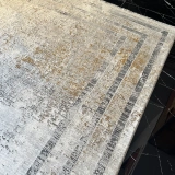 Elexus Halı Valesco 3940 Gri Bakır Modern Salon Halısı