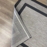 Hoom Rugs 1149 Bej Siyah Sisal Plus Jüt Halı