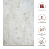Hoom Rugs Bahar 3002 Bej Modern Akrilik Halı