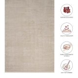 Hoom Rugs Bahar 3013 Bej Modern Akrilik Halı