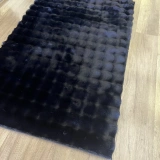 Hoom Rugs Bubble Tavşan Post Siyah