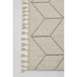 Hoom Rugs Bukle 1407 Beyaz İskandinav Halı