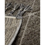 Hoom Rugs Bukle 1408 Gri İskandinav Halı