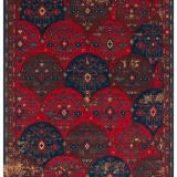 Hoom Rugs Cadis KDM 02 Red Multy El Emeği Yüksek Kara Tezgah Halısı