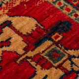 Hoom Rugs Cadis KDM 08 Red Vintage El Emeği Yüksek Kara Tezgah Halısı
