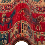 Hoom Rugs Cadis KDM 08 Red Vintage El Emeği Yüksek Kara Tezgah Halısı