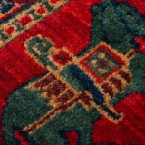 Hoom Rugs Cadis KDM 08 Red Vintage El Emeği Yüksek Kara Tezgah Halısı