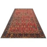 Hoom Rugs Cadis KDM 09 Red Vintage El Emeği Yüksek Kara Tezgah Halısı