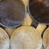 Hoom Rugs Deri 001 Bej Kahve Siyah Halı