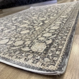 Hoom Rugs Elegant 006 Antrasit Vizon Doğal Elyaf Yansımalı Klasik Desenli Salon Halısı
