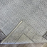 Hoom Rugs Elegant 10507 Krem Gri Çerçeveli Salon Halısı
