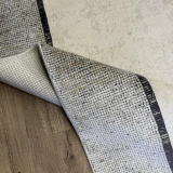 Hoom Rugs Elegant 10512 Gri Bej Çerçeveli Salon Halısı
