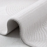 Hoom Rugs Eliza Plus 3404 Beyaz Modern Salon Halısı