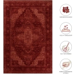 Hoom Rugs Etro 2701 Taba Vintage Desenli Salon Halısı