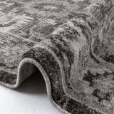 Hoom Rugs Etro 2704 Gri Vintage Desenli Salon Halısı
