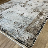 Hoom Rugs Exclusive Miami 60545/070 Krem Antrasit Modern Salon Halısı